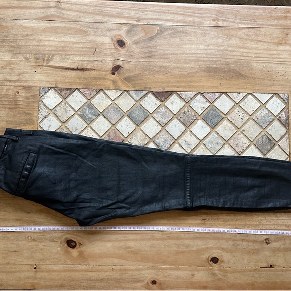 Mother Crop Zip Muse Skinny Jeans, Black, Size 23, Excellent Condition - Picture 6 of 6